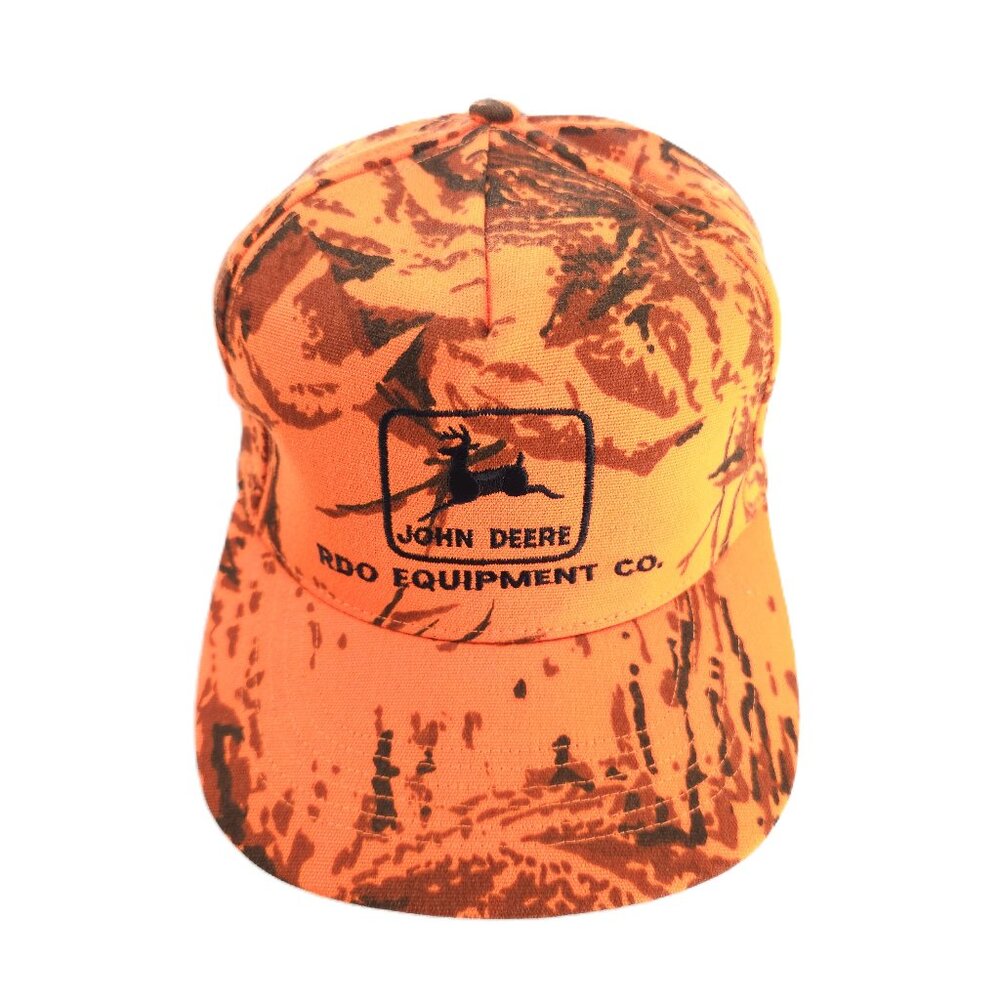 " John Deere" Daystone Baseball Hat Camo Adjustable Snapback Cap RDO Equipment